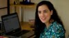 La periodista cubana Mónica Baró, ganadora del Premio Gabo en 2017. (Yamil Lage/AFP)