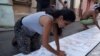 Carteles del Movimiento San Isidro, fotos tomadas del Facebook de Anamely Ramos.