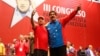 Carvajal junto a Nicolás Maduro.